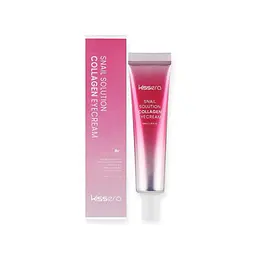 Крем Kissera для шкіри навколо очей Snail Solution Collagen з муцином равлики та колагеном 40мл