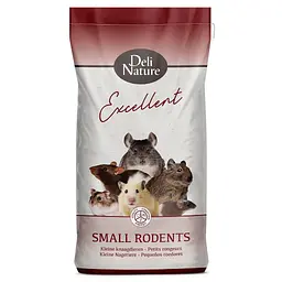Повнораціонний корм для дрібних гризунів Deli Nature Premium Small Rodents із тваринним білком 12.5 кг 21352