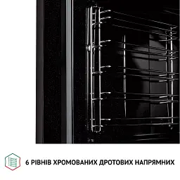 Духова шафа електрична Perfelli Diamond 6M8L Inox - мініатюра 9