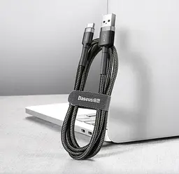 Кабель Baseus Quick Charge 3.0 USB Type C 3 А 2 м - мініатюра 4