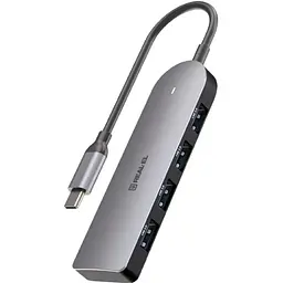 Хаб REAL-EL CQ-415 Space Grey - мініатюра 1