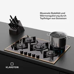 Варильна поверхня газова Klarstein Klarstein Lumiflame (10046710) - мініатюра 4
