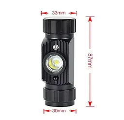 Налобний ліхтар Boruit RJ-020 350 Lm + Panasonic 3400 маг - мініатюра 9