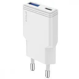 Зарядний пристрій Proove Slender 30W (Type-C + USB) white (WCSL30110002)