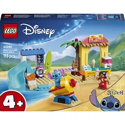 Конструктор LEGO Disney Веселощі на пляжі з Ліло і Стічем (43280) - мініатюра 3