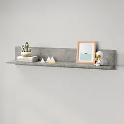 Полиця відкрита MebelStar Лілу 110x22x20 см Бетон (MBS-1355) - мініатюра 2