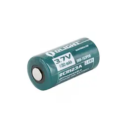 Акумулятор Olight RCR123 (16340) Li-Ion 650 mAh (ORB2-163P06) - мініатюра 1