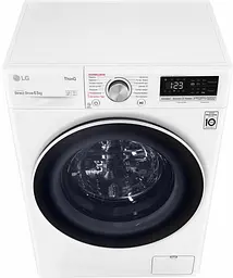 Пральна машина LG з фронтальним завантаженням F2V5WS0W, 6,5кг, 1200, A+++-20%, Пар, глибина 45см, Дисплей, Інвертор, Білий (F2V5WS0W) - мініатюра 9