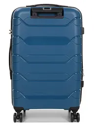 Валіза середня M поліпропілен Worldline Airtex 282 74л 64×41×26см Синій - мініатюра 4