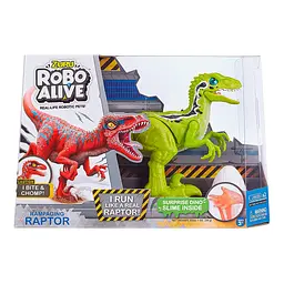 Інтерактивна іграшка Robo Alive Велоцираптор, зелений (25289G) - мініатюра 4