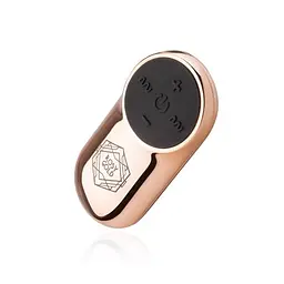 Віброяйце EasyToys Rosy Gold Nouveau Vibrating Egg 7 см золотий - мініатюра 3