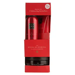 Подарунковий набір Rituals The Ritual of Ayurveda Trial Set: скраб для тіла 125 г + гель-піна для душу 50 мл + крем для тіла 70 мл - мініатюра 3