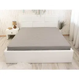 Простирадло Руно на резинці Dark Grey бязь 160х200 см (500.114У_Dark Grey)