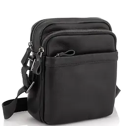 Чоловіча сумка через плече чорна Tiding Bag 6027A