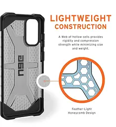 Чохол оригінальний протиударний UAG Plasma Original (211973113131) для Samsung Galaxy S20 (6.2") Ash - мініатюра 5