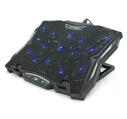 Охолоджувальна підставка для ноутбука до 17.3 дюймів Ice Coorel K-12 15 fans 2500RPM - мініатюра 3