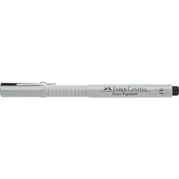 Лайнер Faber-Castell ручка капілярна для графічних робіт Ecco Pigment, діаметр 0,1 мм, колір чорний (6043) - мініатюра 5