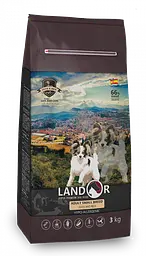 Сухий корм Landor SMALL Breed DUCK & RICE 15кг для дорослих собак дрібних порід з качкою
