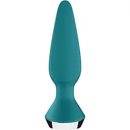 Анальна смарт-вібропробка Satisfyer Plug-ilicious 1 Petrol - мініатюра 5