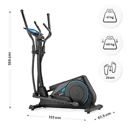 Орбітрек Gymtek XC4500 електромагнітний синій - мініатюра 19