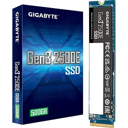 Накопичувач SSD 500GB Gigabyte Gen3 2500E M.2 PCIe NVMe 3.0 x4 3D TLC (G325E500G) - мініатюра 4