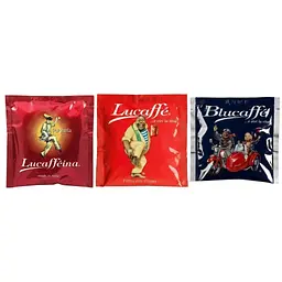 Набір кави в чалдах Lucaffe 3 види Міцний характер 150 шт