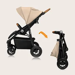 Прогулянкова коляска Lionelo Natt Beige Sand (LO-NATT BEIGE SAND) - мініатюра 5