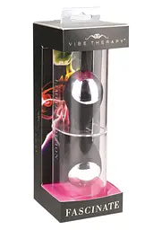 Вагінальні кульки Vibe Therapy Fascinate, 17 см, чорний - мініатюра 4
