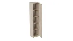 Пенал Анжело Ferrum-decor на 5 полиць із дверима 1900x400x380 ДСП Дуб Сан-Марино 16 мм (FRD-104906)