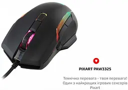 Миша Motospeed V90 (mtv90b) Black USB - мініатюра 2