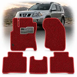Килимки в салон EVA для Nissan X-Trail (Т-30) 2001-2007 з підп'ятником Червоні 5 шт