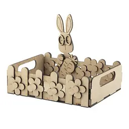 Заготовка для декорування "Кошик з зайчиком" FDPO-145