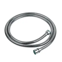 Шланг для ручного душу Aquatica 1/2" SS хромований розтяжний з підшипником 150-210 см (9792020)