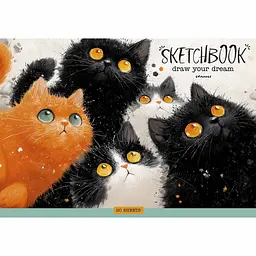 Альбом для малювання Star Коти склейка ВД-лак 20 аркушів 15 шт. (PB-GB-020-8572) - мініатюра 2