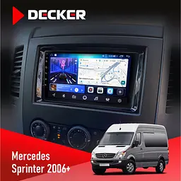 Штатна магнітола Mercedes-Benz Sprinter (W906) 2006+ Decker D9-006 4x64, 4G Decker (НФ-00003712)