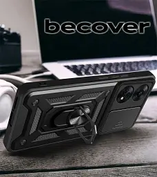 Панель BeCover Military для Oppo Reno8 T Black (710023) - мініатюра 3