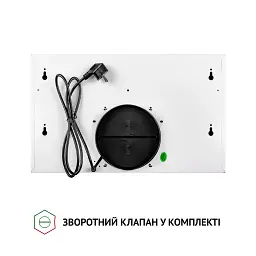 Витяжка телескопічна Perfelli TL 5212 WH 700 LED - мініатюра 9