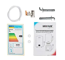 Водонагрівач Mixxus EWH-07080 ROUND WET 80 л, 1,5 кВт, "мокрий" ТЕН, вертикальний, циліндричний, білий (WH0602) - мініатюра 6