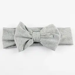 Повязка на голову детская широкая One Size серая