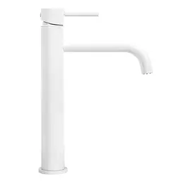 Змішувач для умивальника Rea Lungo високий white REA-B4400, Білий - мініатюра 2