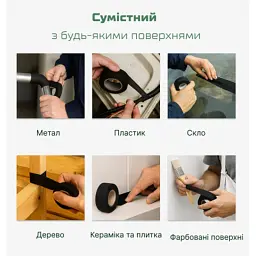 Ізоляційна стрічка Alloid Pro, лавсанова, чорна, 200мкм, 19мм×10м (MIT-2001910) - мініатюра 4