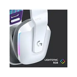 Комп'ютерна гарнітура Logitech G733 Lightspeed Wireless RGB White (981-000883) - мініатюра 9