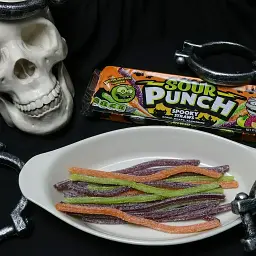 Кислі жувальні цукерки Sour Punch Halloween Spooky Straws 90 г - мініатюра 5