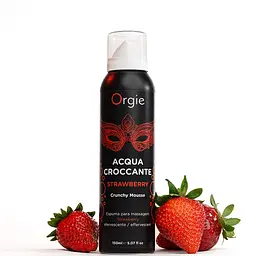 Масажна піна Orgie Acqua Croccante Strawberry, 150 мл - мініатюра 4