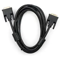 Кабель мультимедійний DVI M to DVI M 3.0m 24+1pin Vinga (VCPDCDVIMM3BK) - мініатюра 2