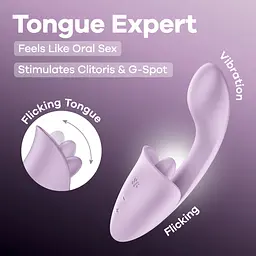 Вібратор Satisfyer Tongue Expert Вагінально-кліторальний - мініатюра 2