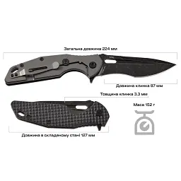 Ніж Skif Defender II BSW Black - мініатюра 9