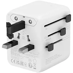 Зарядний пристрій Canyon OnTour 20 2xUCB-C + USB-A EU/UK/US/AUS 20W White (CNS-TA20W1005W) - мініатюра 6