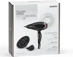 Фен BaByliss Air Power Pro 2300 чорний (6716DE) - мініатюра 8