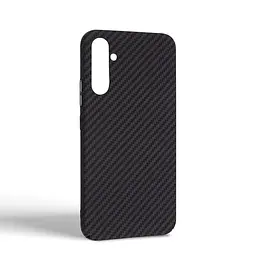 Карбоновый чехол для Samsung Galaxy A34 5G (A346), LikeCarbon, черный, панель, защитный чехол-накладка, ультратонкий и легкий, противоударный, обеспечивает защиту от ударов, падений и царапин, ArmorStandart (ARM71927) - мініатюра 2